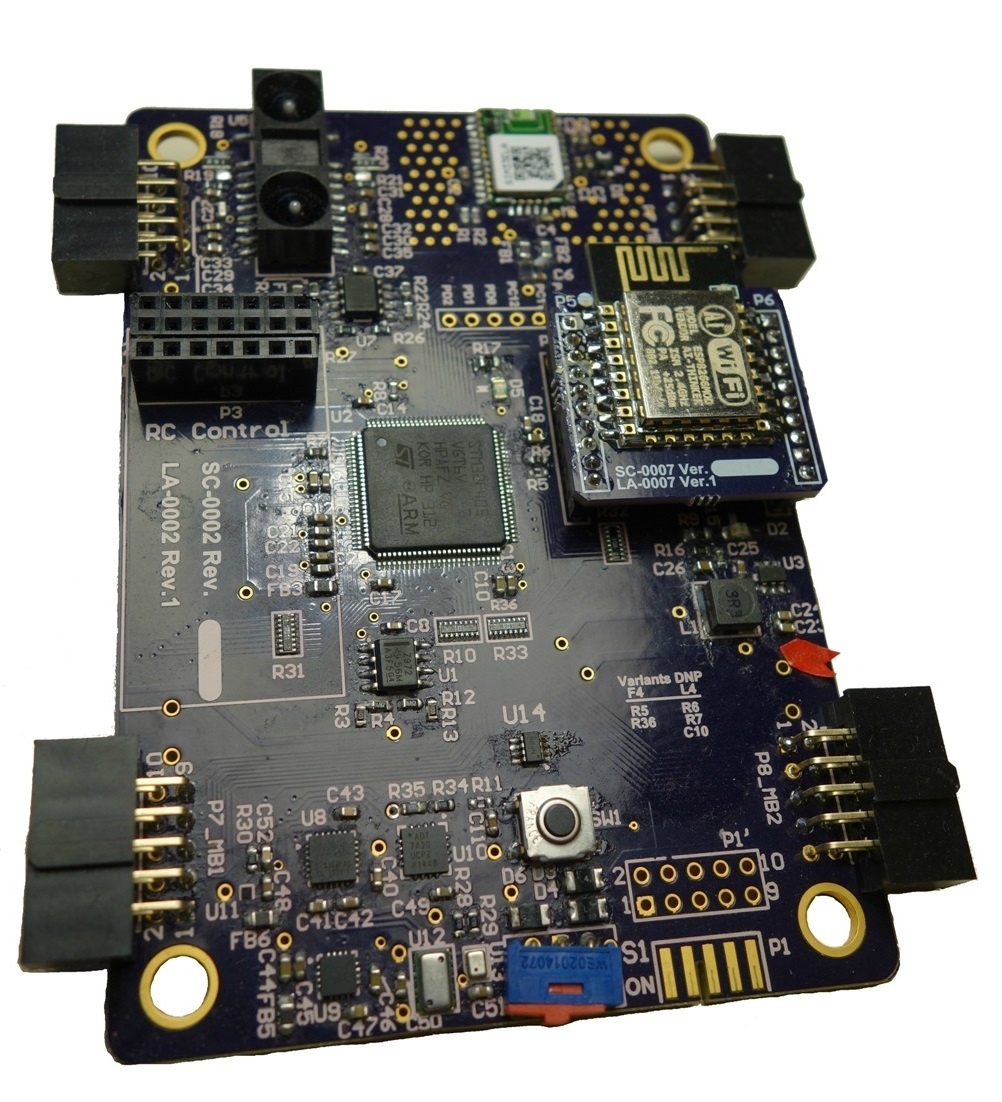 We soldered the autopilot boards