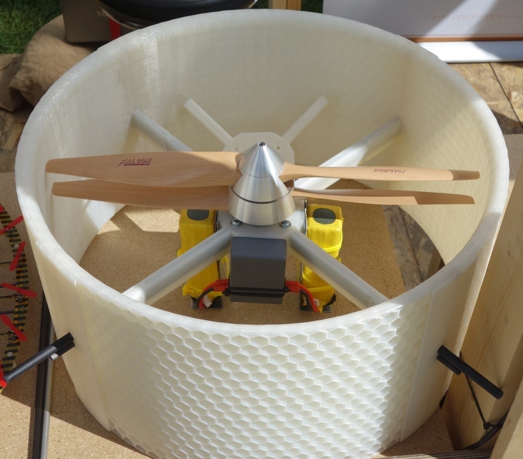 We designed and 3D-printed a composite duct