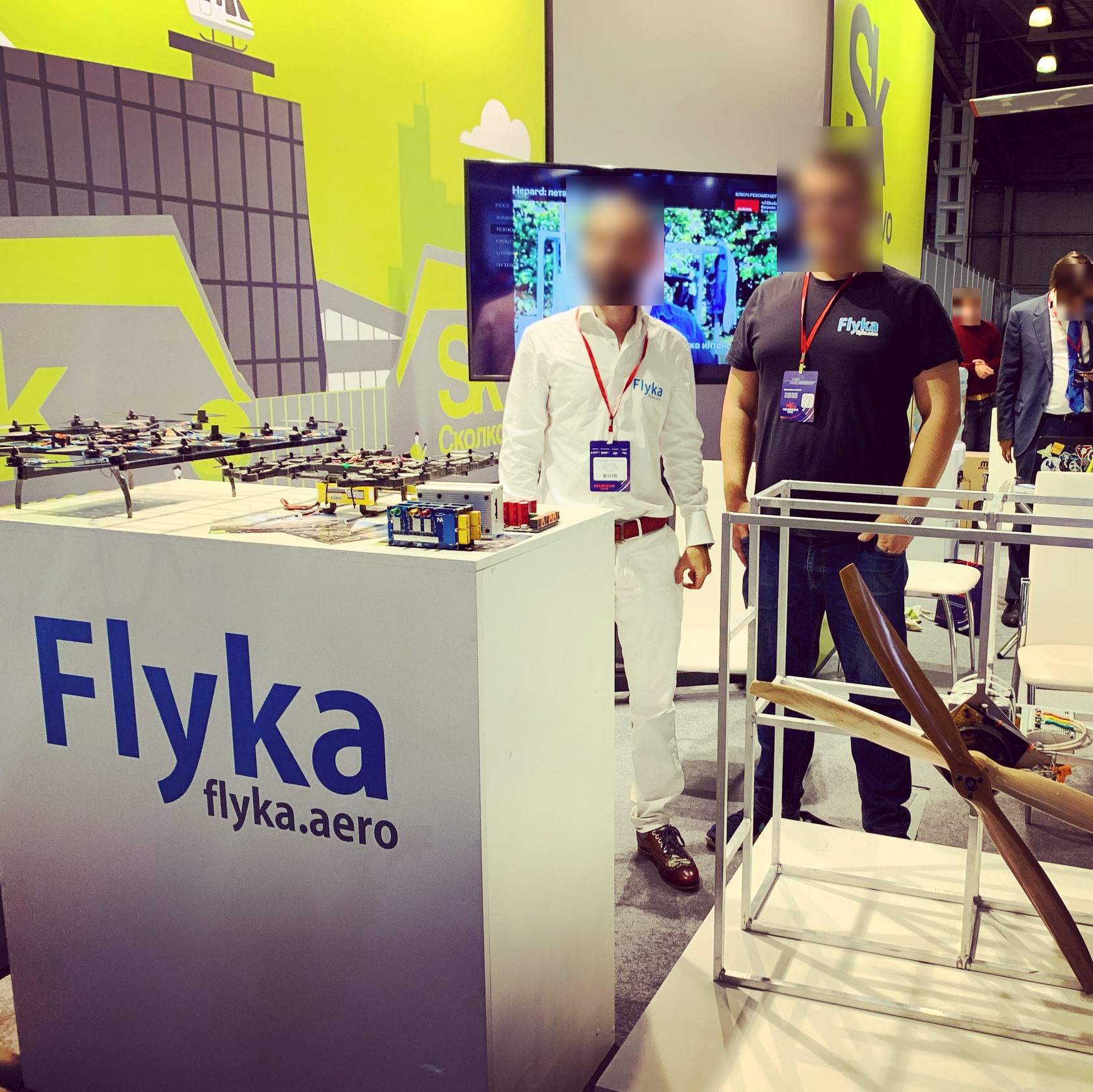 Представлен фрагмент прототипа Flyka f1